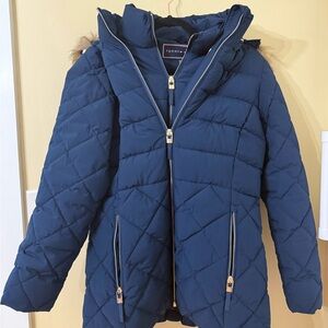 Tommy Hilfiger Dark Blue Puffer Coat